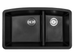 MSI BLACK QUARTZ DOUBLE BOWL SINK 60/40-3219 - Renoz