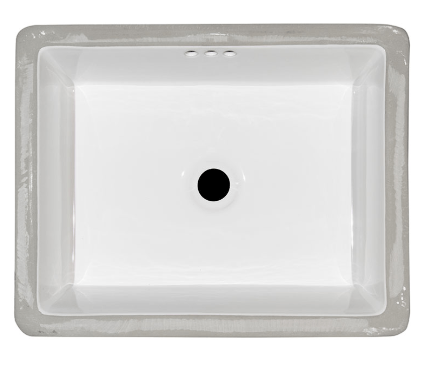 MSI PORCELAIN VANITY RECTANGLE WHITE SINK-2015 FLAT - Renoz