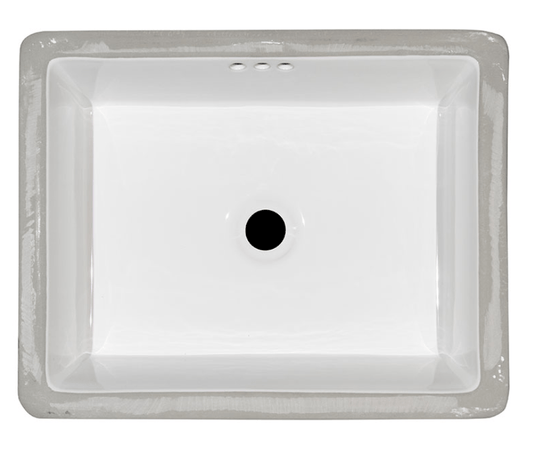 MSI PORCELAIN VANITY RECTANGLE WHITE SINK-2015 FLAT - Renoz