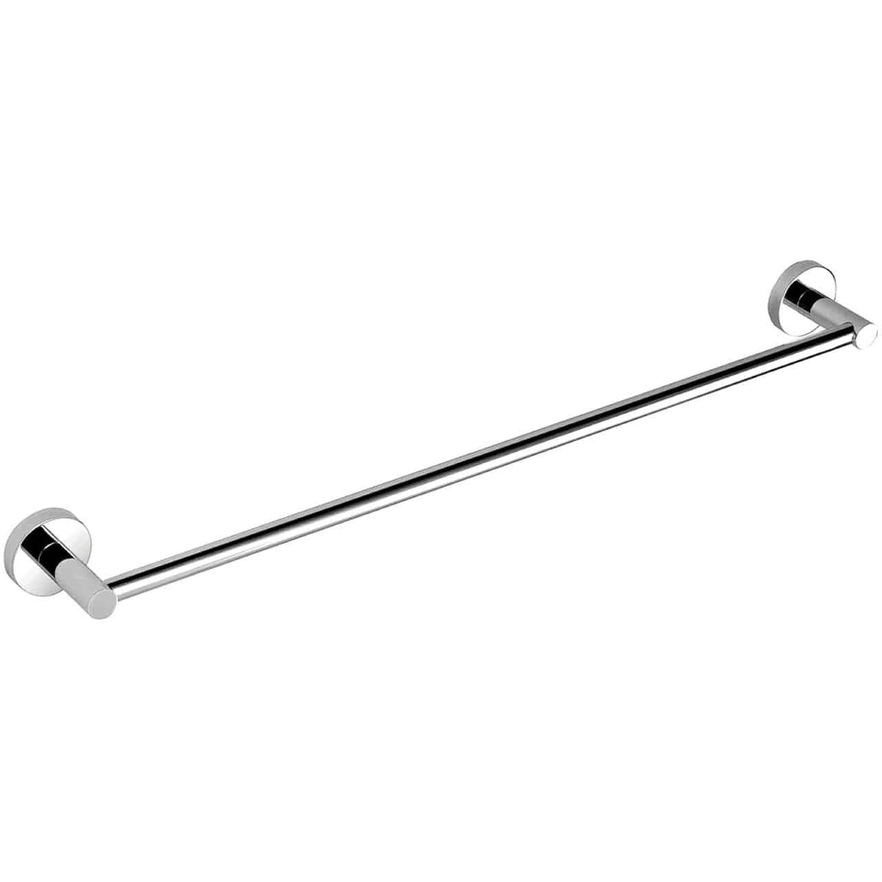 Kube Bath Aqua Rondo by Kube Bath 18 Inch Single Towel Bar – Chrome - Renoz