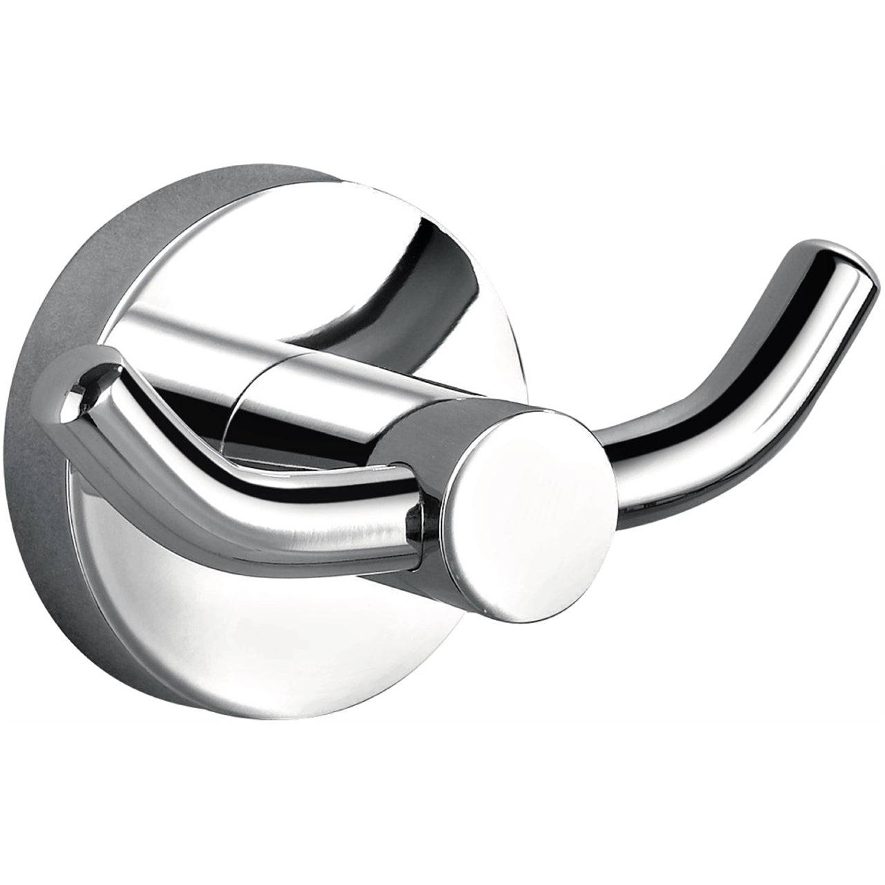 Kube Bath Aqua Rondo by Kube Bath Double Robe Hook – Chrome - Renoz