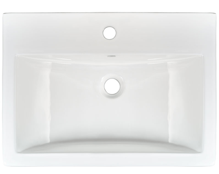 MSI OVERMOUNT WHITE RECTANGLE PORCELAIN SINK - Renoz