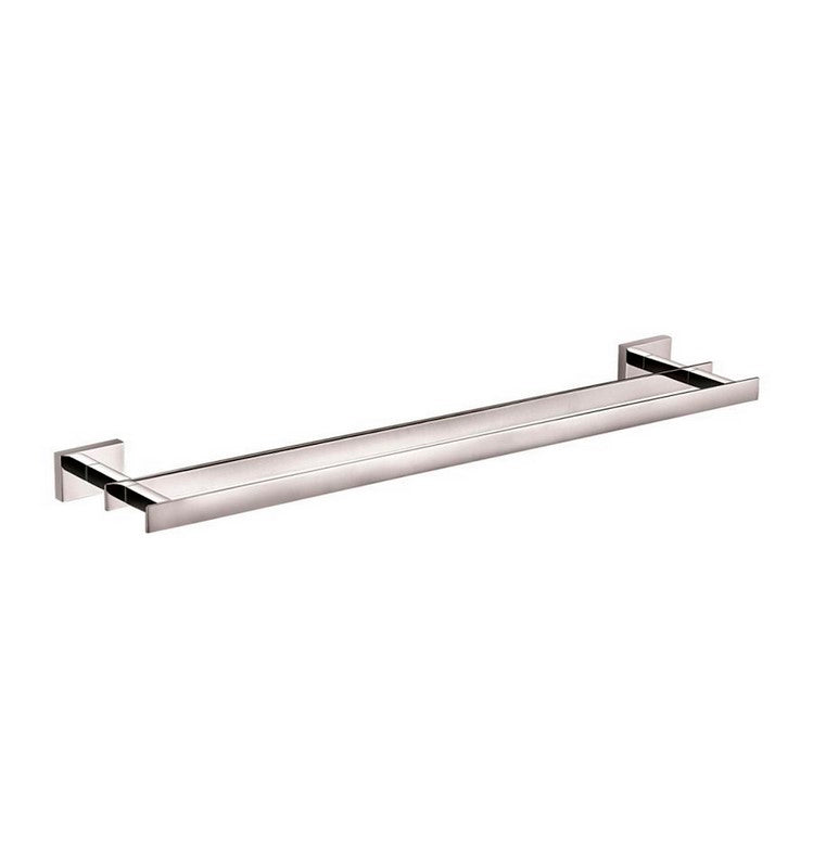 Kube Bath - Aqua Plato 24" Double Towel bar - Chrome