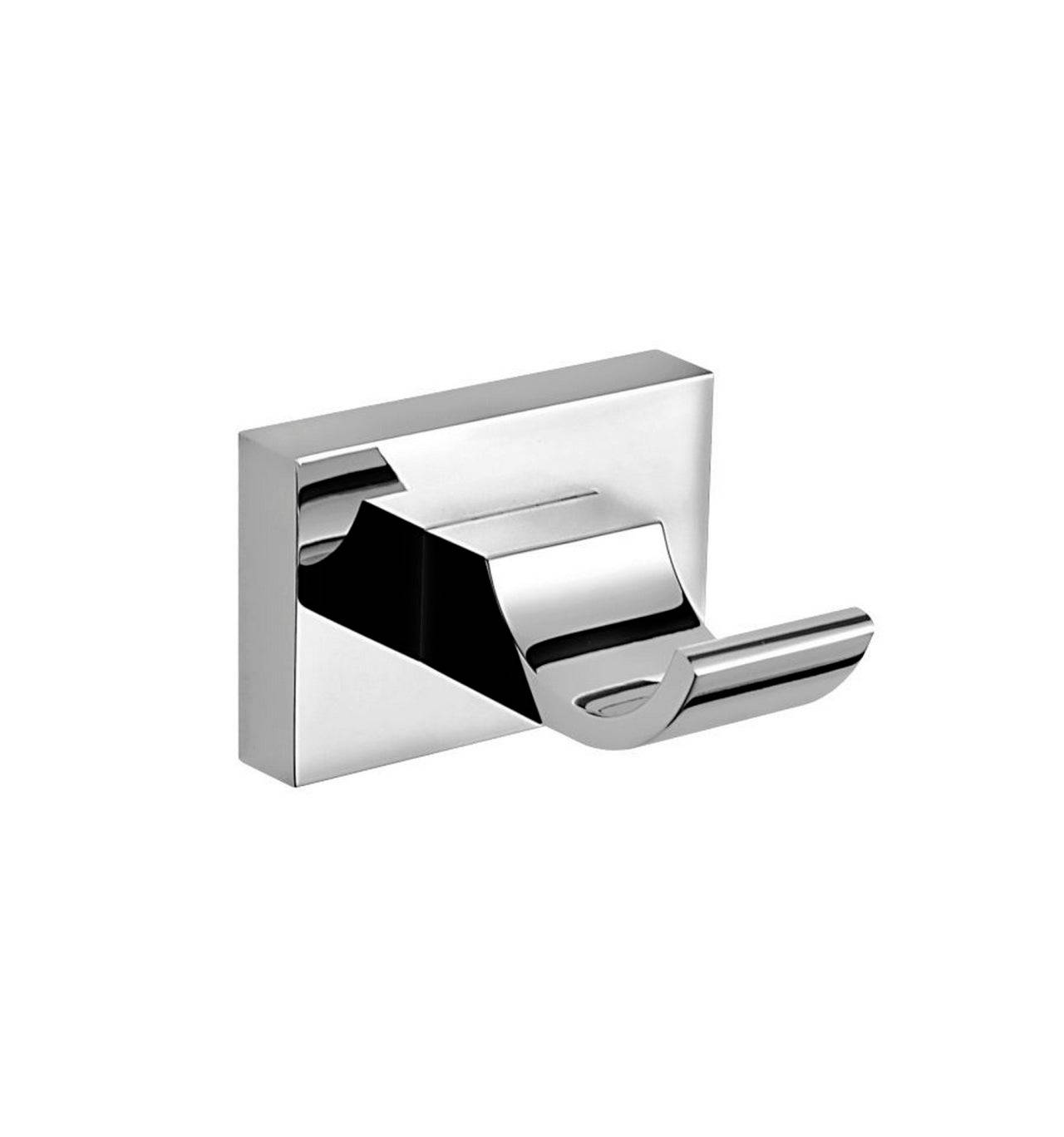 Kube Bath Aqua Plato Single Robe Hook – Chrome - Renoz