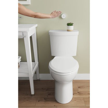 American Standard Studio Touchless Skirted Two-Piece 1.28 gpf/4.8 Lpf Chair Height Elongated Toilet with Seat