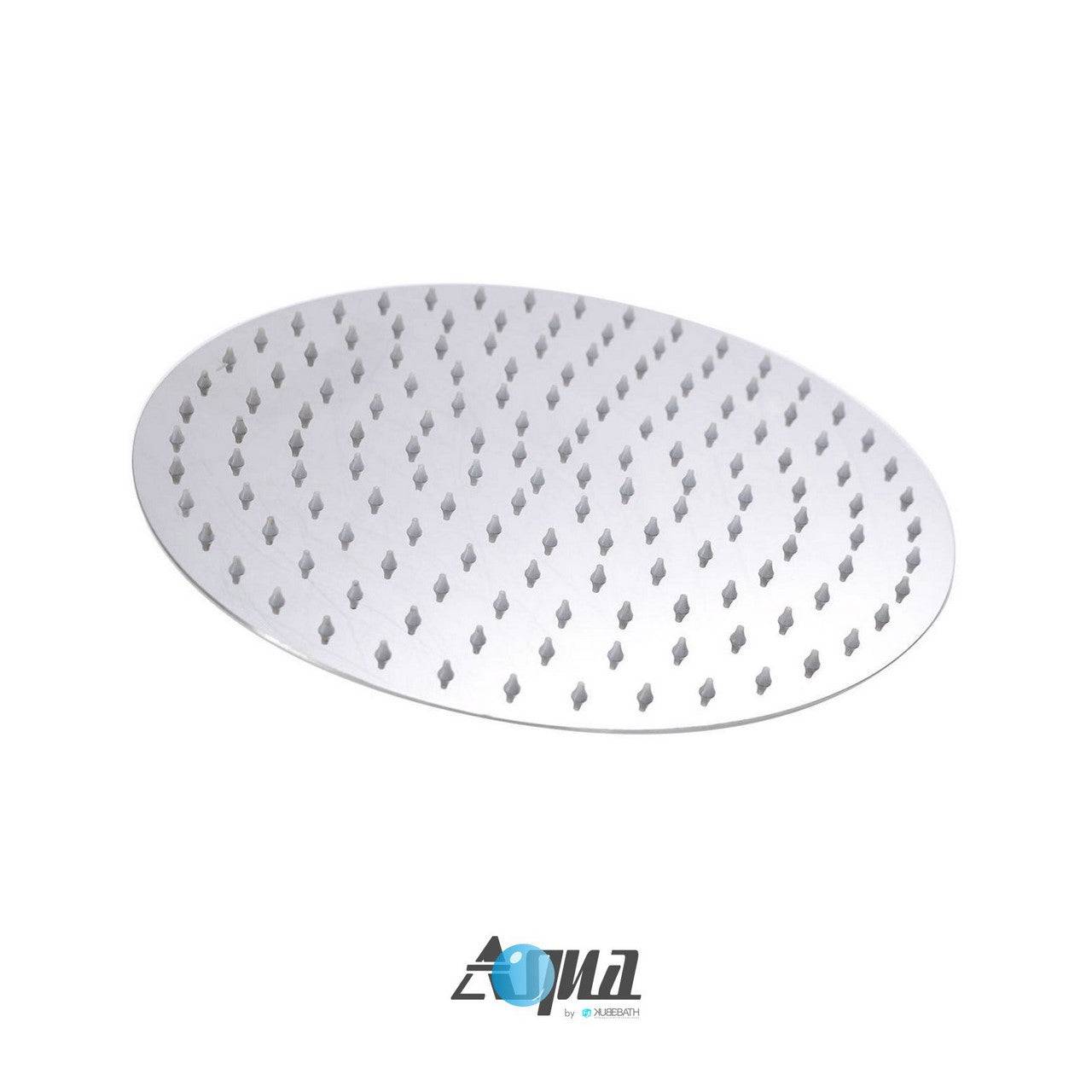 Kube Bath Aqua Rondo by Kube Bath 12" Round Rain Shower Head - Renoz