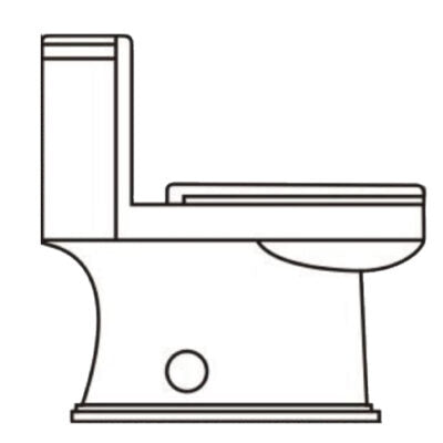 Aktuell Regency One-Piece Toilet AKK0355S