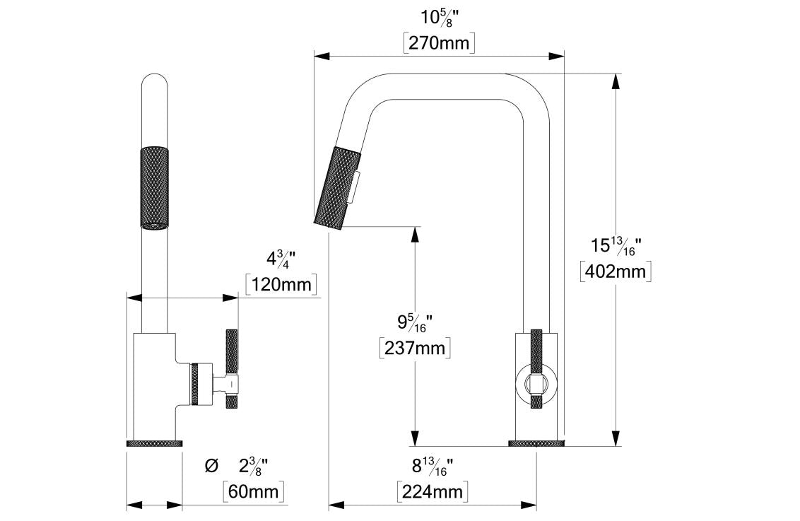 Tenzo BELLACIO-F 131 Kitchen Faucet