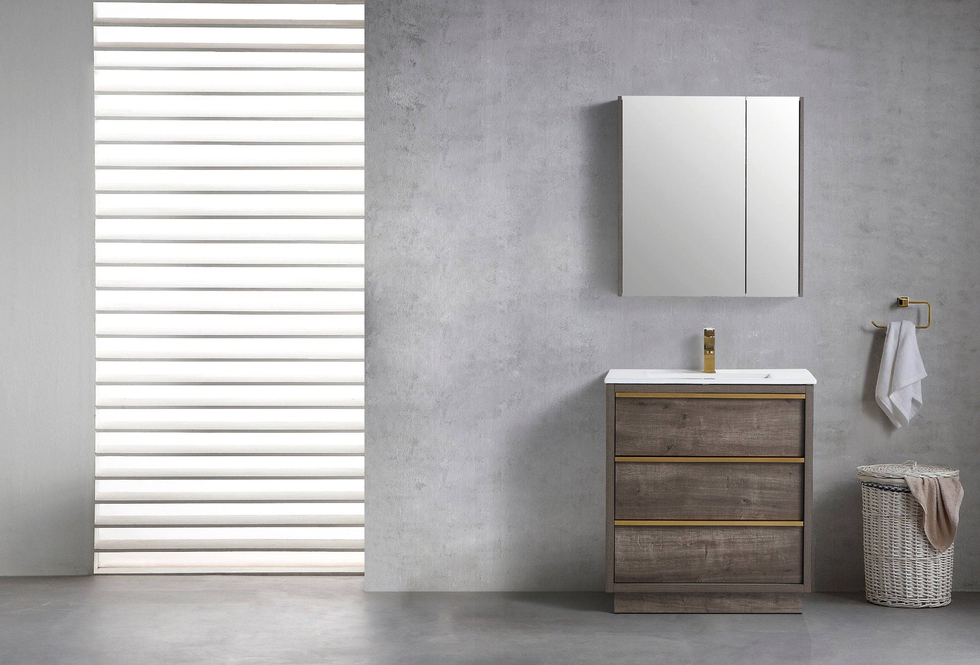 Bagno Italia Cambridge Bathroom Vanity Collection - Renoz