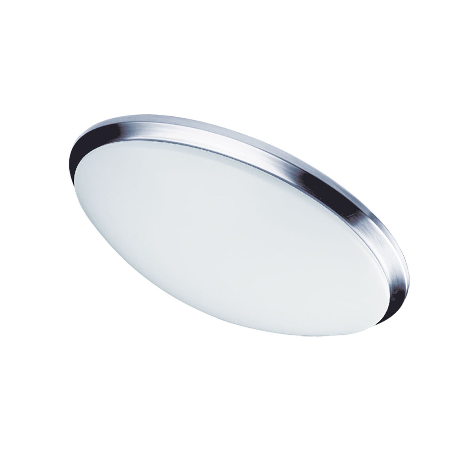 Dainolite LED Ceiling Flush, Polished Chrome Trim, 15 diameter - Renoz