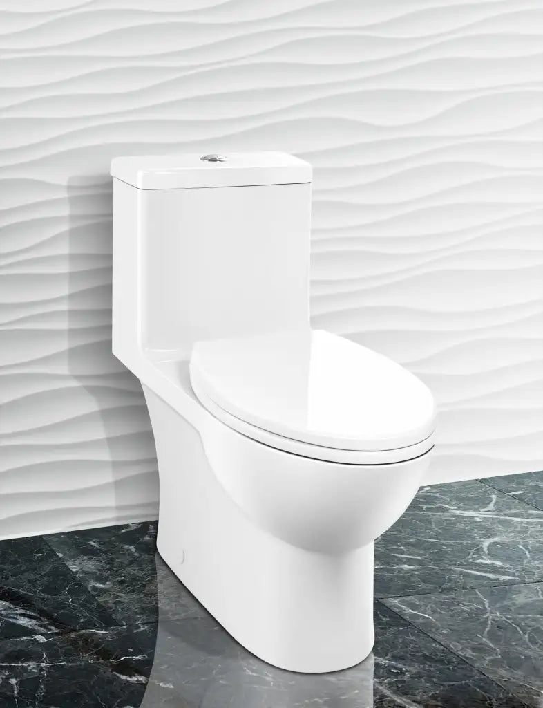 Caroma Caravelle Smart One Piece, High Efficiency (Het) Dual-flush Toilet White 989900