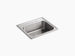 Kohler - Toccata Top-Mount Single-Bowl Kitchen Sink With 3 Faucet Holes 25