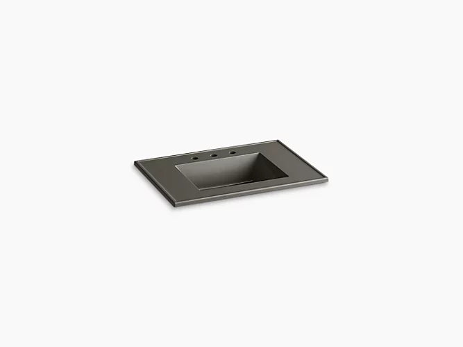 Kohler Ceramic/Impressions 31" Rectangular Vanity-Top Bathroom Sink With 8" Widespread Faucet Hole