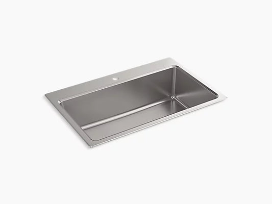 Kohler - Prologue Top-Mount/Undermount Single-Bowl Kitchen Sink 33" X 22" X 9"