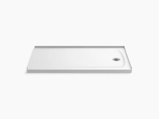 Kohler - Ballast Alcove Shower Base, Right Drain 60" X 32" - White