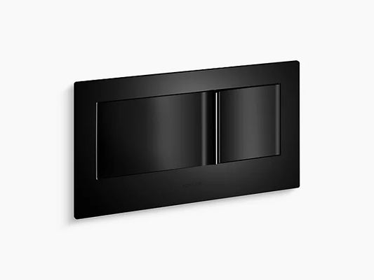 Kohler - Veil Flush Actuator Plate For 2" X 6" In-Wall Tank And Carrier System - Black