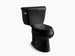 Kohler - Wellworth Classic Two-Piece Elongated 1.28 Gpf Toilet - Black