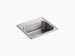 Kohler - Toccata Top-Mount Single-Bowl Kitchen Sink With 4 Faucet Holes 25