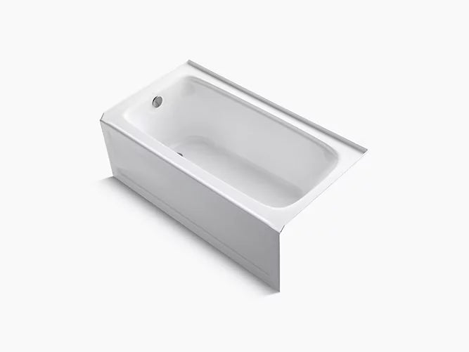 Kohler - Bancroft Alcove Bath With Integral Apron, Integral Flange And Left-Hand Drain 60" X 32"