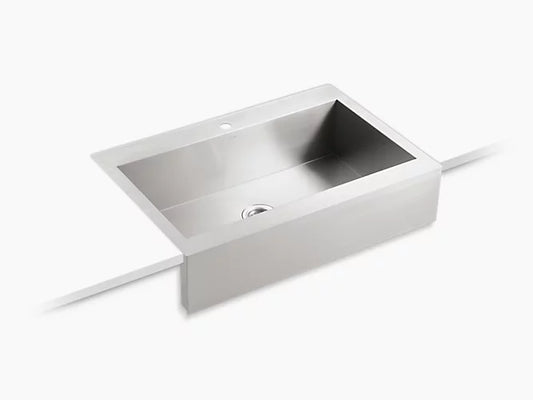 Kohler - Vault Top-Mount Single-Bowl Farmhouse Kitchen Sink 35-3/4"