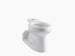 Kohler - Barrington Comfort Height Elongated Chair Height Toilet Bowl With Exposed Trapway - White