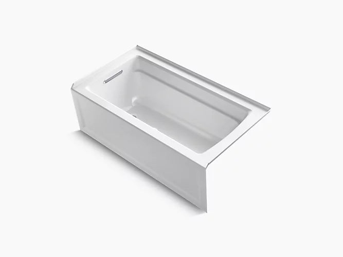 Kohler - 60" X 32" Alcove Bath With Integral Apron, Integral Flange And Left-Hand Drain