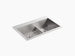 Kohler - Vault Smart Divide Top/Undermount Double-Bowl Kitchen Sink 33