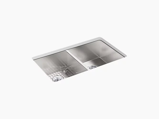 Kohler - Vault Top/Undermount Double-Bowl Kitchen Sink 33"