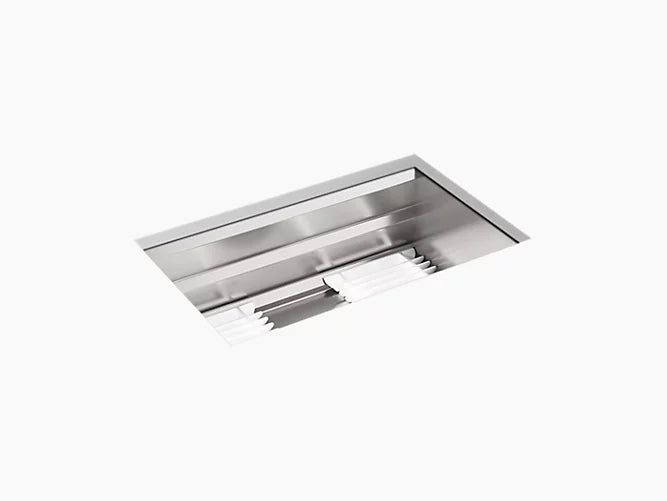 Kohler - 29" Undermount Single-Bowl Workstation Kitchen Sink