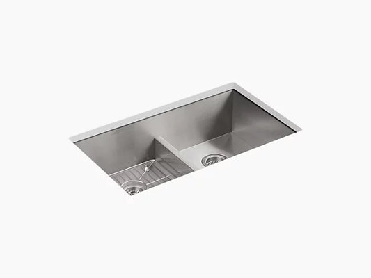 Kohler - Vault Smart Divide Top/Undermount Double-Bowl Kitchen Sink 33"