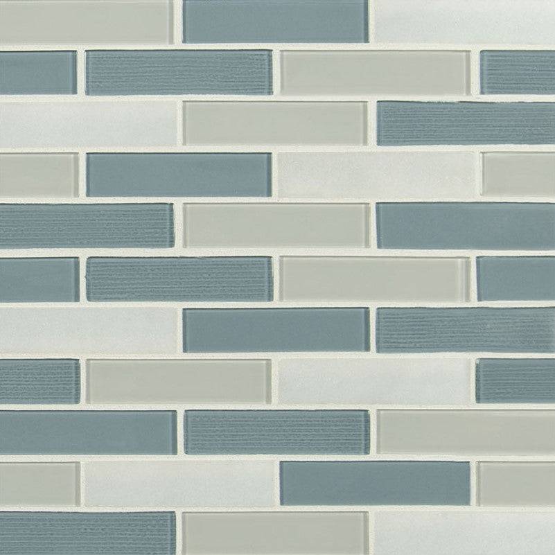 MSI Backsplash and Wall Tile Colosseo Azul Brick 12" x 12" 4mm - Renoz