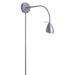 Dainolite Wall Mounted Halogen Reading Lamp, Satin Chrome - Renoz