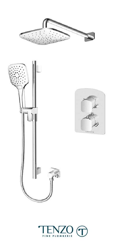 Tenzo - Delano T-box Shower Kit 2 Functions (Thermostatic) DET32-20114