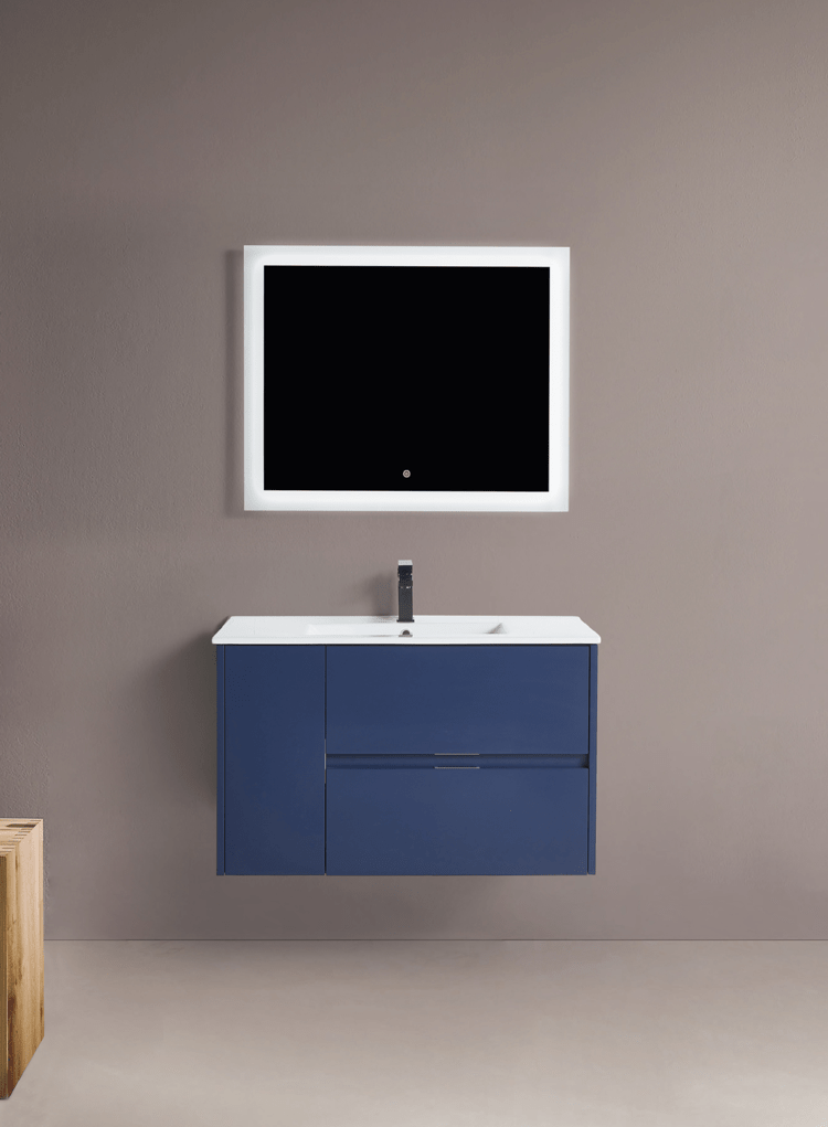 Bagno Italia Euro Reversible Linen Cabinet (Vanity Sold Separately) - Renoz