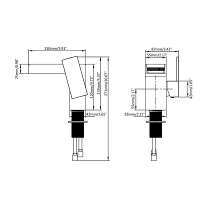 Kodaen Niagra Single Hole Bathroom Faucet F11101