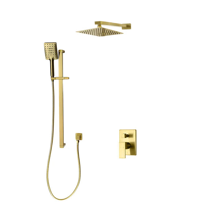 Kodaen Madison 2-Way Pressure Balanced Shower System With Sliding Bar (Shower Head + Hand Shower)