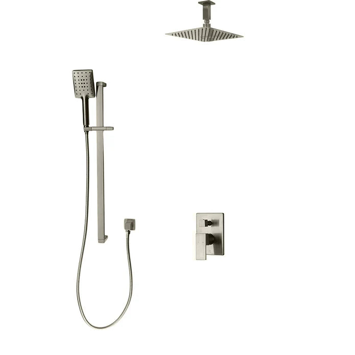 Kodaen Madison 2-Way Pressure Balanced Shower System With Sliding Bar (Shower Head + Hand Shower)