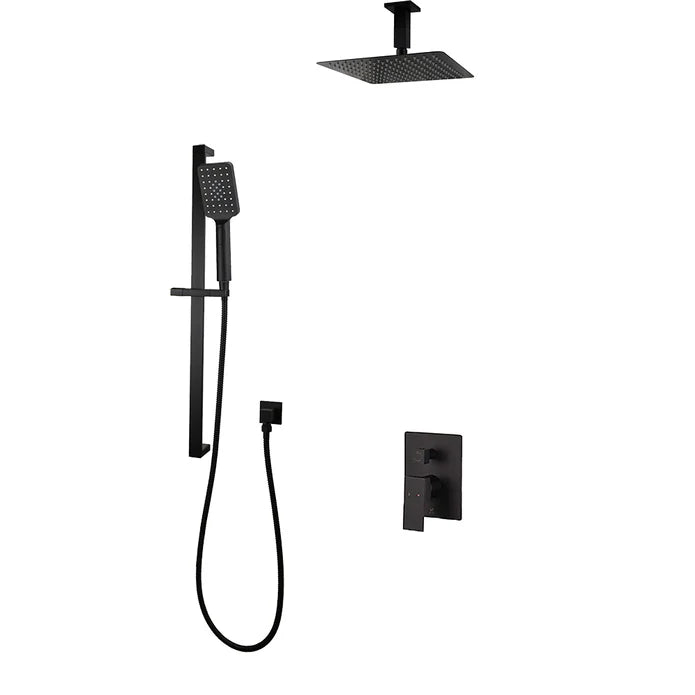 Kodaen Madison 2-Way Pressure Balanced Shower System With Sliding Bar (Shower Head + Hand Shower)