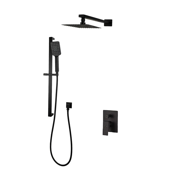 Kodaen Madison 2-Way Pressure Balanced Shower System With Sliding Bar (Shower Head + Hand Shower)