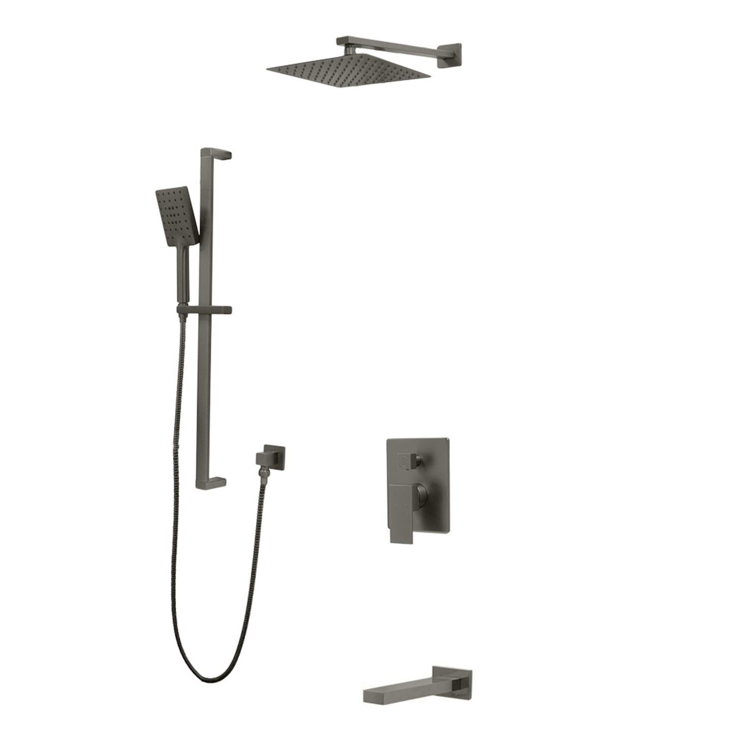 Kodaen Madison 3-Way Pressure Balanced Shower System W/ Sliding Bar