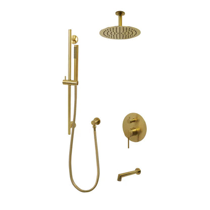 Kodaen Noho 3-Way Pressure Balanced Shower System W/ Sliding Bar F55200-W10ATS