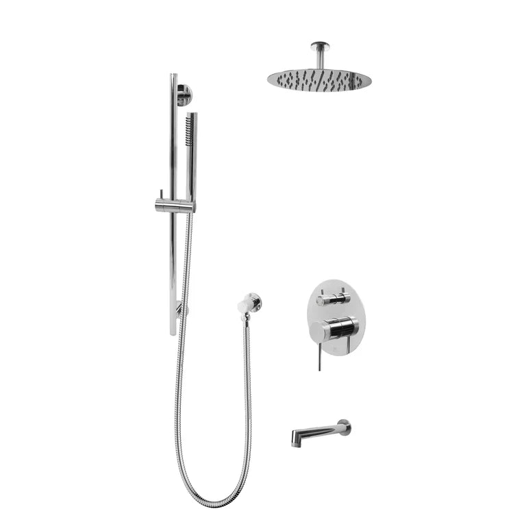 Kodaen Noho 3-Way Pressure Balanced Shower System W/ Sliding Bar F55200-W10ATS