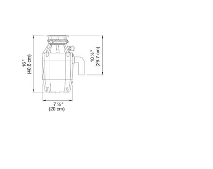 Franke 1 1/4 HP Food Waste Disposer - FWDJ125