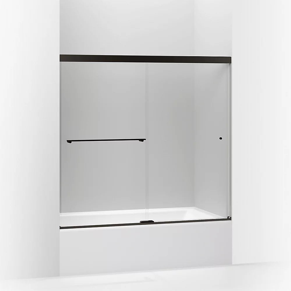 Kohler Revel Sliding Bath Door, With 1/4" Thick Crystal Clear Glass - 707000-L