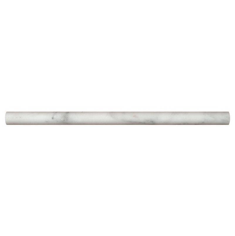 MSI Backsplash and Wall Tile Greecian White 3/4" x 3/4 " x 12" Polished Pencil Molding - Renoz