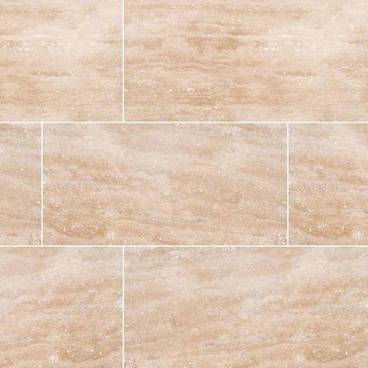 MSI Flooring Ivory Vein Cut Travertine 12" x 24" - Renoz