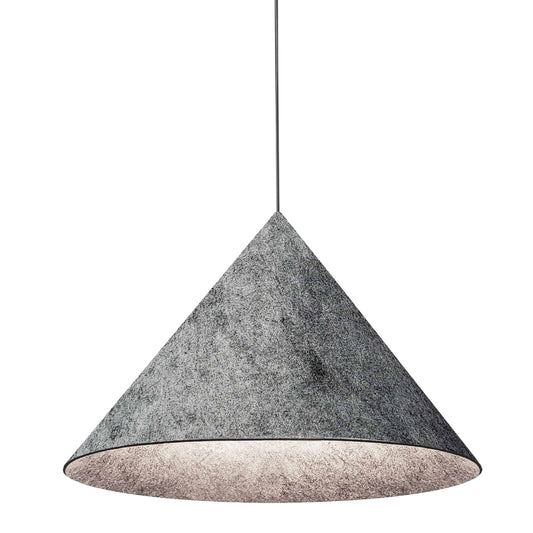 Dainolite 1 Light Incandescent Pendant Grey Felt Shade - Renoz