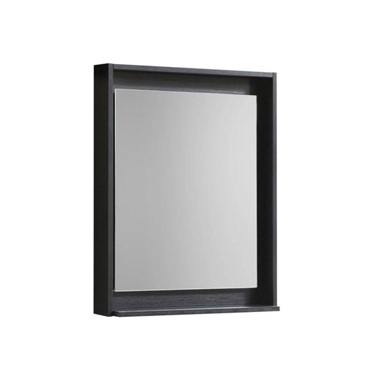 Kube Bath 24" Wide Bathroom Mirror With Shelf - Renoz