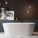 KubeBath Kube White Free Standing Bathtub KFST