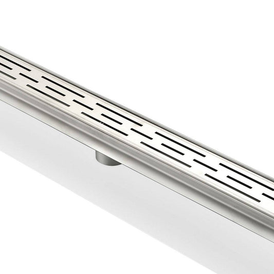 Kube Bath 36" Stainless Steel Linear Grate Shower Drain - Renoz